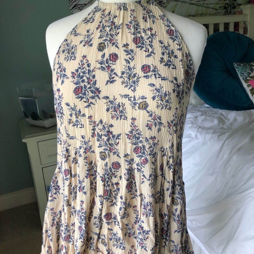 Floral High Neck Blouse